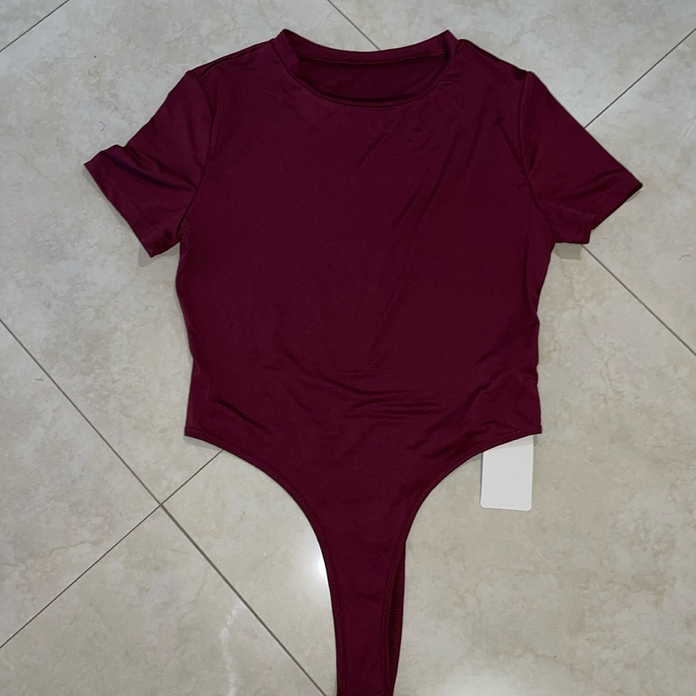 Women’s Burgundy Bodysuit